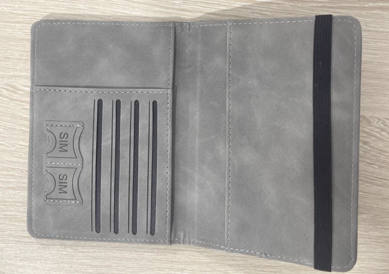 Leather Wallet Travel Passport